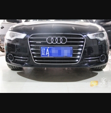 A6L行车记录仪及仿ACC雾灯罩安装