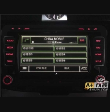 RNS510导航 超级蓝牙 翻盖倒车影像行车记录仪新迈腾无损安装