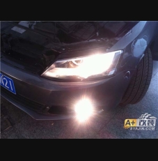 新速腾雾灯及巡航安装。