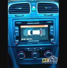 高6全车八雷达加装，更换GTI前后杠，GTI方向盘，。