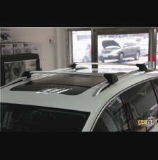 夏朗行李架横杆安装