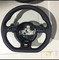 RS6方向，A6l原厂升级