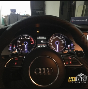 RS5打孔方向盘，S5表纸，改白针。