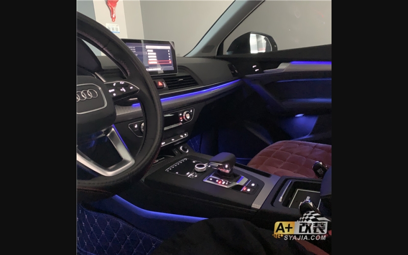 Q5L记忆座椅，原厂氛围灯，A柱高音 ，数字胎压